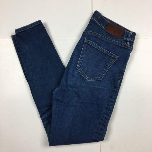 Madewell High Rise Skinny Denim Blue Jeans Dark Wash Women's 27x26