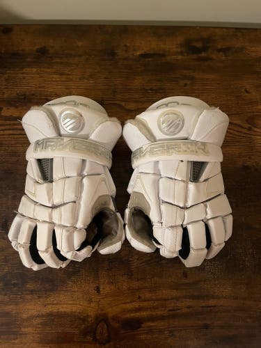 Used Player's Maverik 13" M4 Lacrosse Gloves