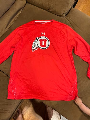 UA Utah Lacrosse long sleeve shooter