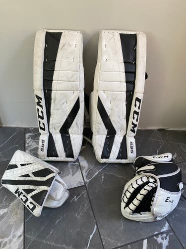 Used 28" CCM revolution 595 Goalie Leg Pads
