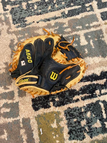 Used Right Hand Throw 32" A500 Catcher's Glove