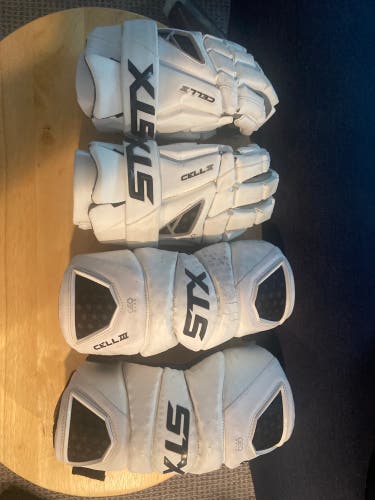 Stx cell elbow pads and gloves