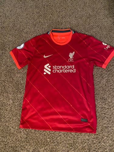 2021-2022 Liverpool Jersey w/ Premier League Patch