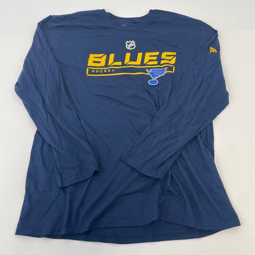 Player Issued - Blue St. Louis Blues Fanatics Pro Long Sleeve | #X472