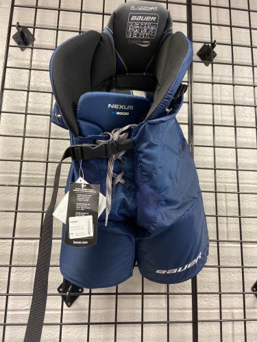 New Junior Large Bauer Nexus 8000 Hockey Pants - Navy