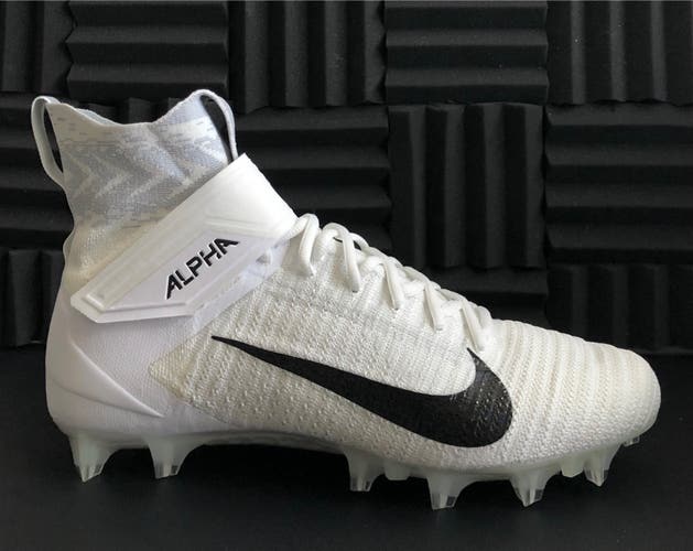 Nike Alpha Menace Elite 2 Flyknit White BV3298-100 Men's size 13 wide