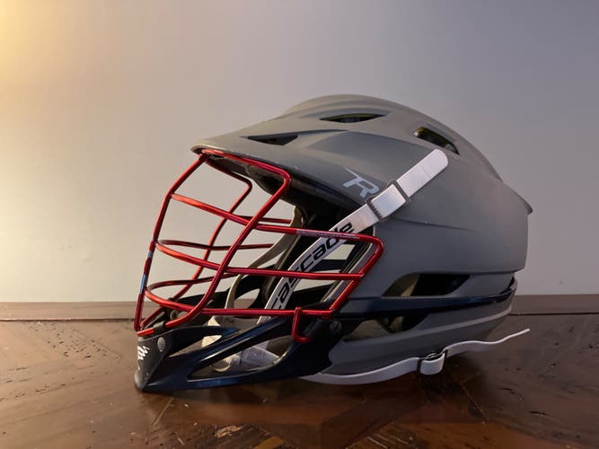 Gray Cascade R lacrosse helmet