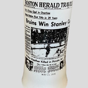 NHL 1970 Boston Bruins Stanley Cup Champions Boston Herald Front Page Headline Mug