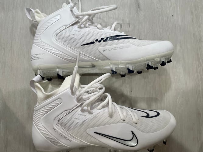 Official Georgetown Nike Alpha Huarache 8 Elite Lacrosse Cleats