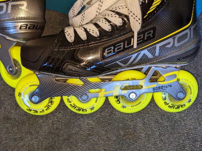 New Bauer 3X Inline Skates Regular Width Size 7