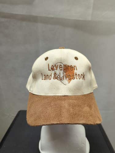 Vintage Love Green Land & Livestock Leather Strapnack Hat KC