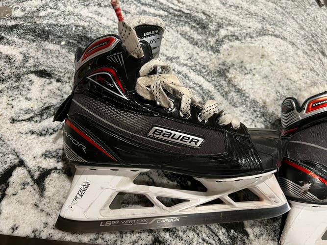 Used Bauer Regular Width Size 6.5 Vapor X700 Hockey Goalie Skates