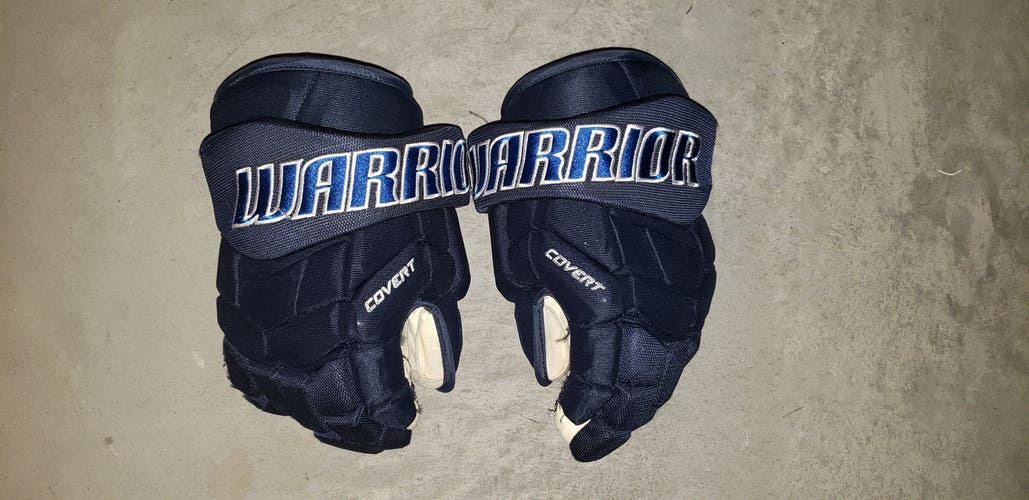 Jacksonville IceMen Used Warrior Covert Gloves 14" Pro Stock
