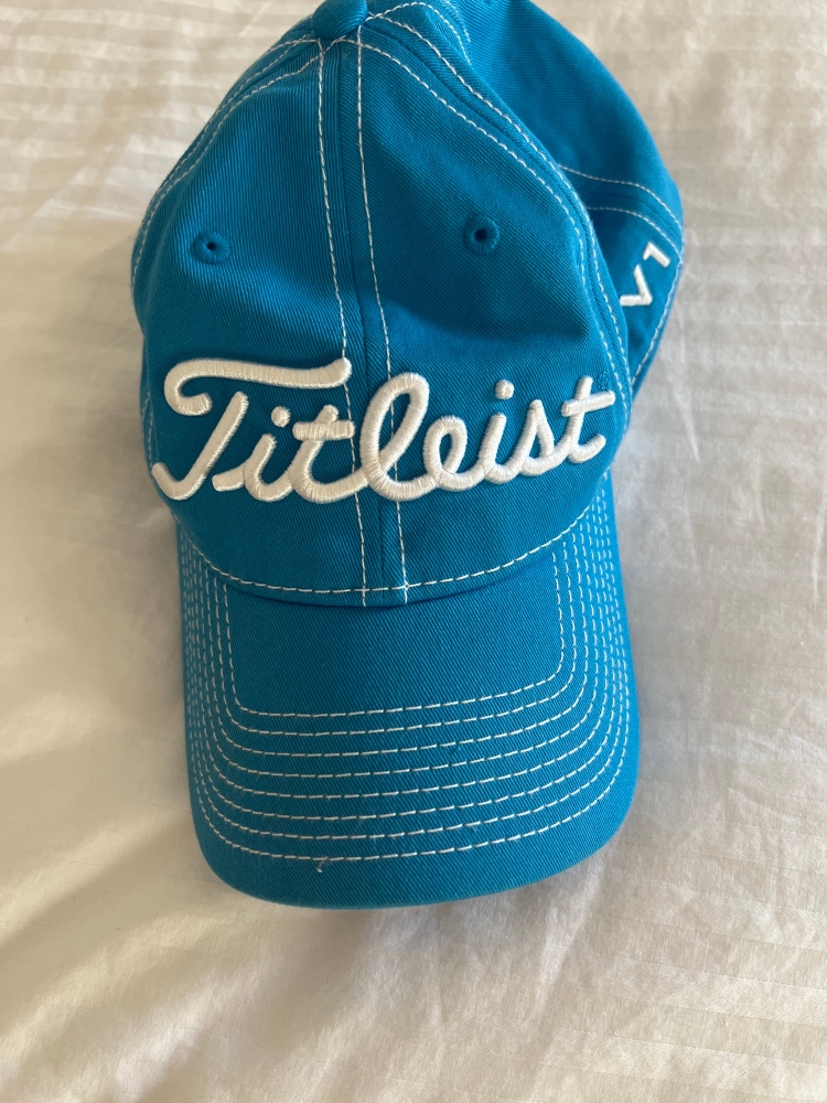 Blue Used Medium Titleist Hat