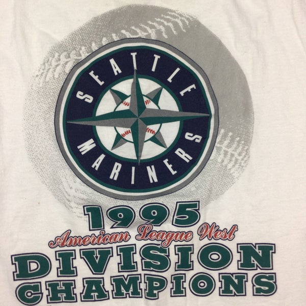 Seattle Mariners 2001 AL West Division Champions MLB T-Shirt - XL