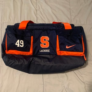 RARE Team Issued Syracuse Lacrosse Nike Bag #49