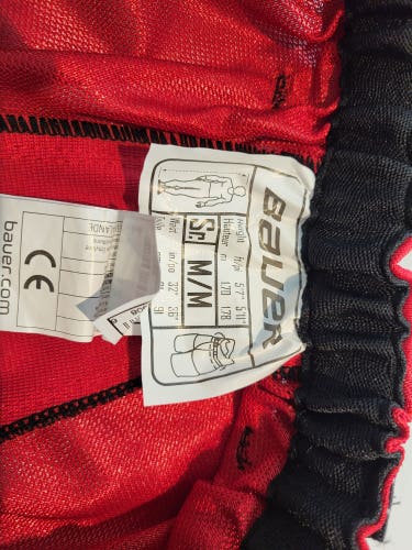 Red New Medium Bauer Team Pant Shell