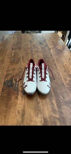 White Men's Turf Cleats Low Cut Nitro MC