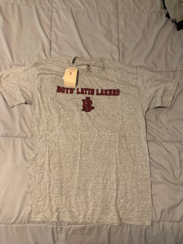 Gray New Boys’ Latin Lakers Large Vintage Shirt