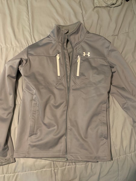 Bundle - 2 Items See Photos- Gray XL Under Armour Heavy Fleece Jacket