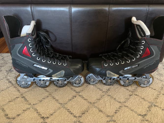 Used Bauer Regular Width Size 10 Vapor X40R Inline Skates