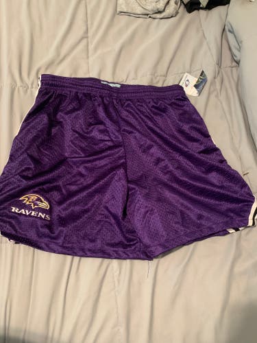 RARE Baltimore Ravens Purple New Small Shorts