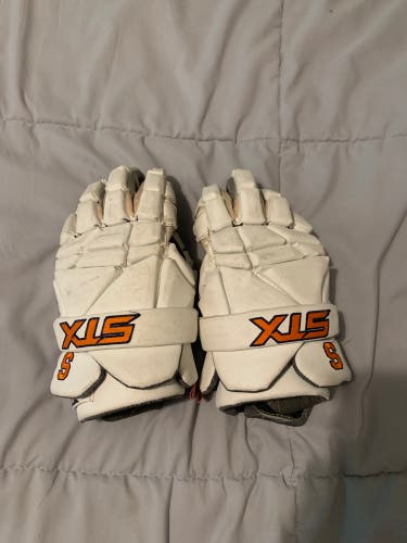 RARE Team Issued Syracuse Lacrosse STX 13" Surgeon 500 Lacrosse Gloves