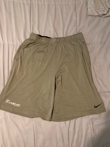 RARE ONLY ONE ON SITE Nike Bluechip Camp Issued Gray XL Nike Shorts