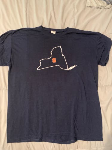 RARE Syracuse Lacrosse Team Issued S Project Blue XL Shirt