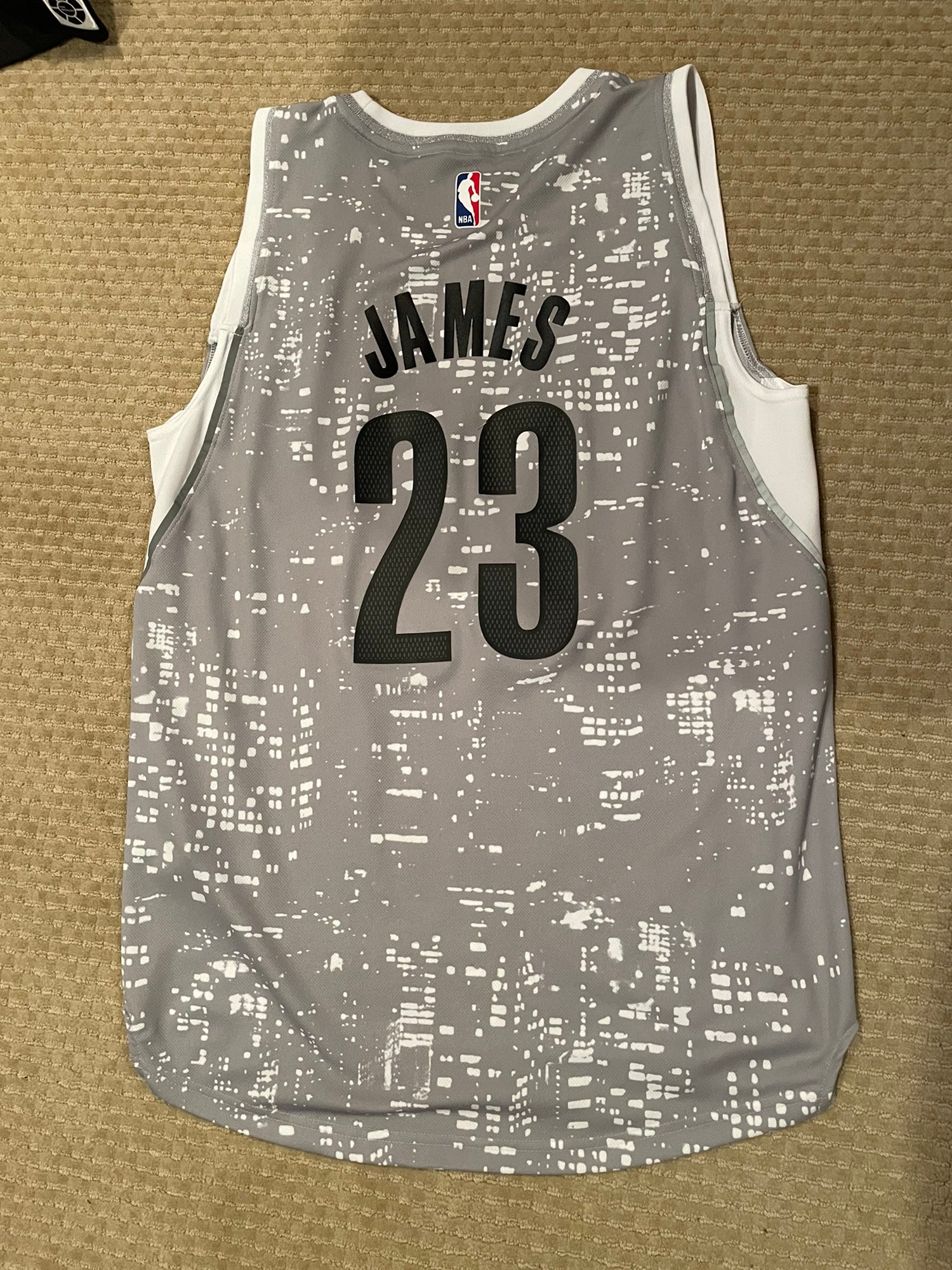 Cleveland Cavaliers #23 LeBron James Black City Lights Jersey