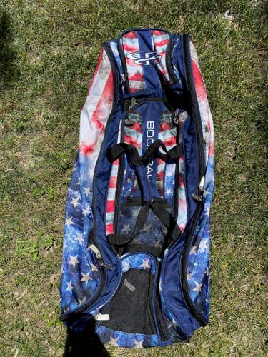 Brand New Red White and Blue Boombah Bat Bag