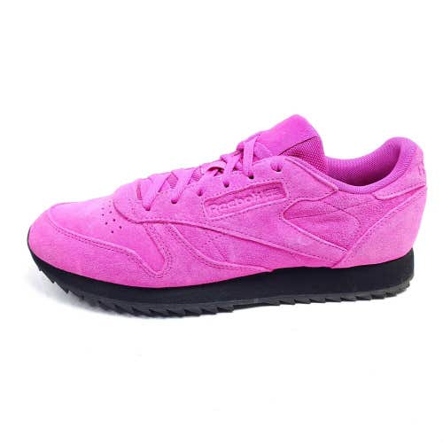 Reebok Classic Shoes Womens Leather Ripple Size 8 FV5498 Suede Pink Sneakers