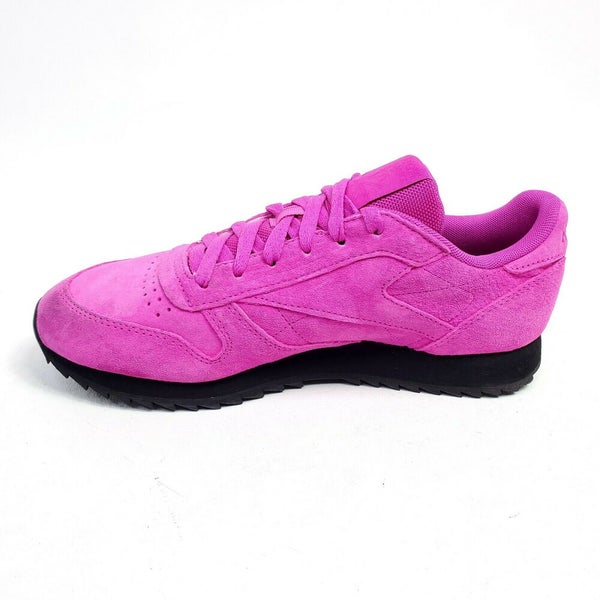 Reebok Classic Shoes Womens Leather Ripple Size 8 FV5498 Suede Pink Sneakers |
