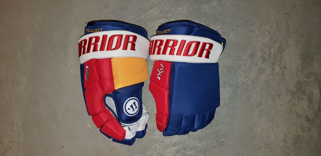 Blues 90s style New Warrior Dynasty AX1 Gloves 14" Pro Stock