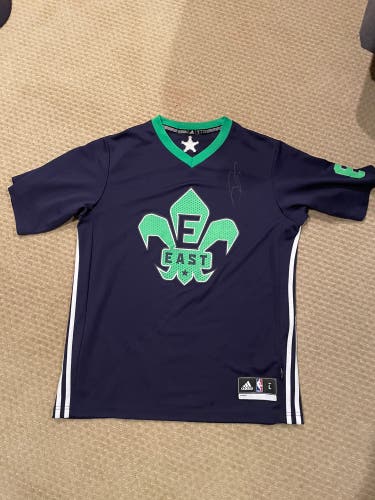 SIGNED 2014 Lebron James #6 nola nba all star (east) Jersey