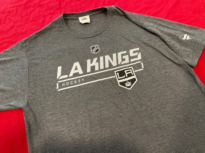 NHL Los Angeles Kings Fanatics Gray T-Shirt Size Large * NEW NWOT
