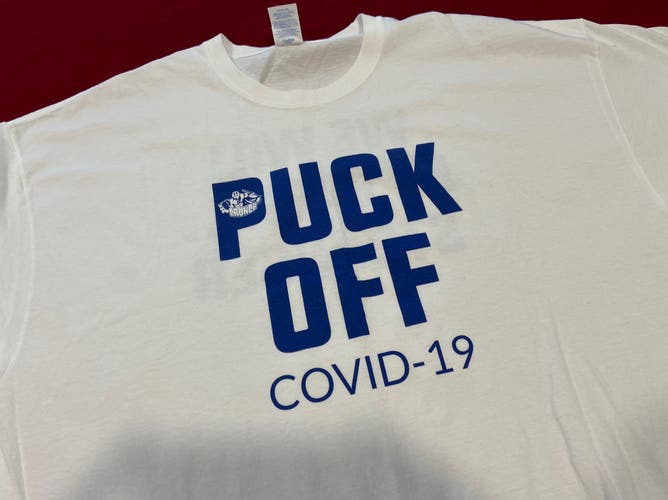 AHL Syracuse Crunch "Puck Off" Team Issued T-Shirt XXXL - Used