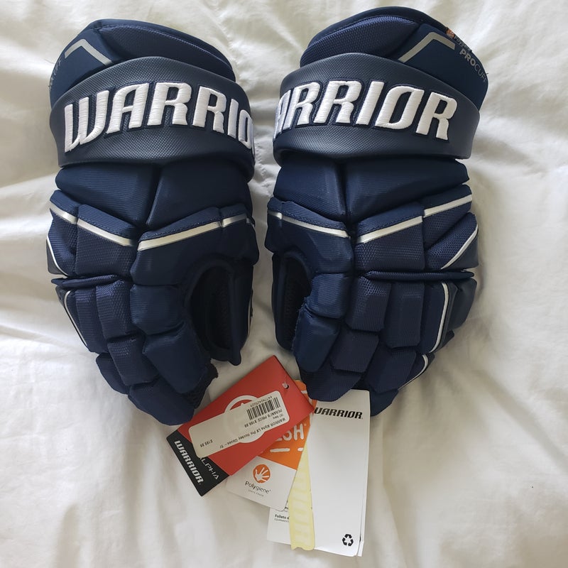 New Warrior Alpha LX Pro Gloves 15" Navy