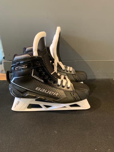 New Bauer Regular Width Pro Stock Size 9 Pro Hockey Goalie Skates
