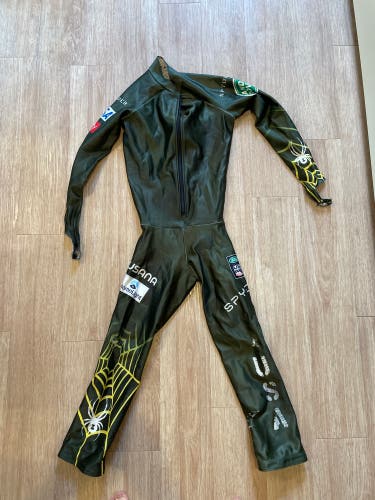 Used Large Spyder Ski Suit FIS Legal