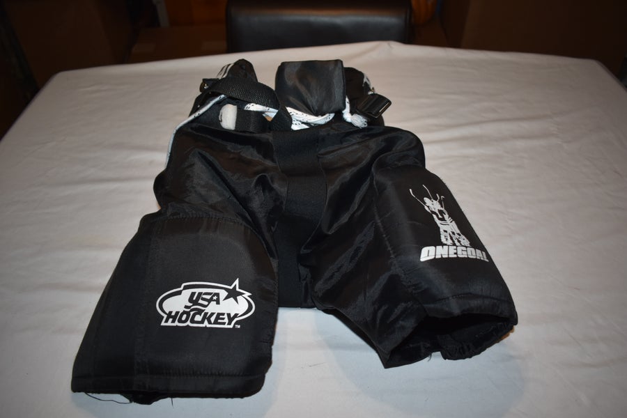 USA Hockey One Goal Hockey Pants, Black, Youth Large