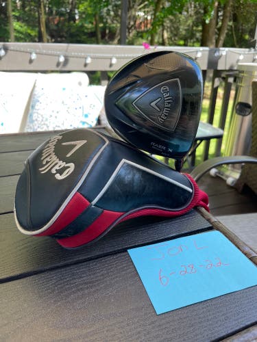 Callaway Razr Black X 10.5* R-Flex RH With Cover
