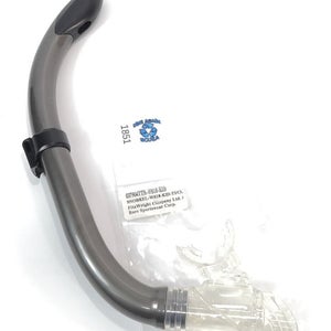 NEW Bare Snorkel Silver Gray Kids Youth Semi Dry Compact Scuba Diving Snorkeling