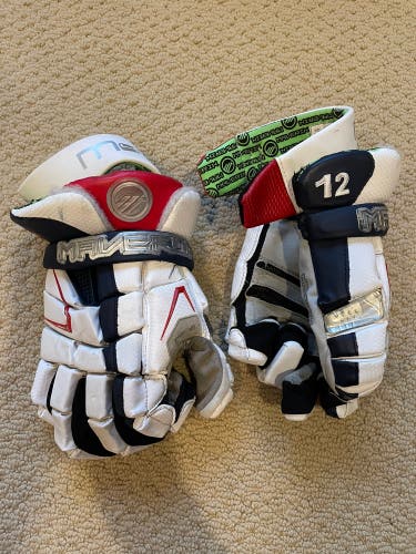 Used Maverik 13" M4 Lacrosse Gloves