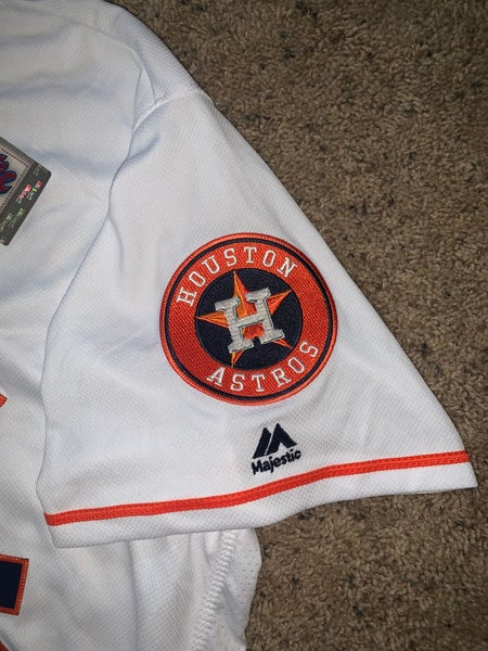Authentic MAJESTIC SIZE 48 XL HOUSTON ASTROS PINSTRIPE CARLOS LEE Jersey