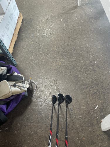 Used Right Handed X Hot Fairway Woods Complete Set