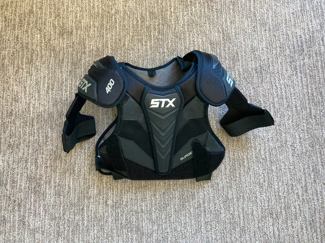 New Men's Medium STX Surgeon 400 Shoulder Pads Black