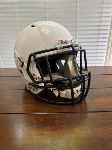Football Helmet- Riddell Speed- Medium- White