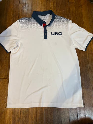 Team USA Issued Adidas Golf Polo
