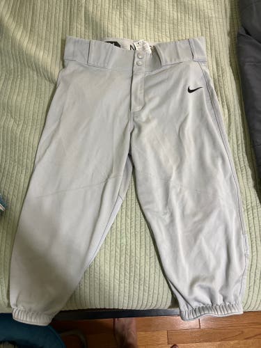 Nike Gray Knicker Baseball Pants